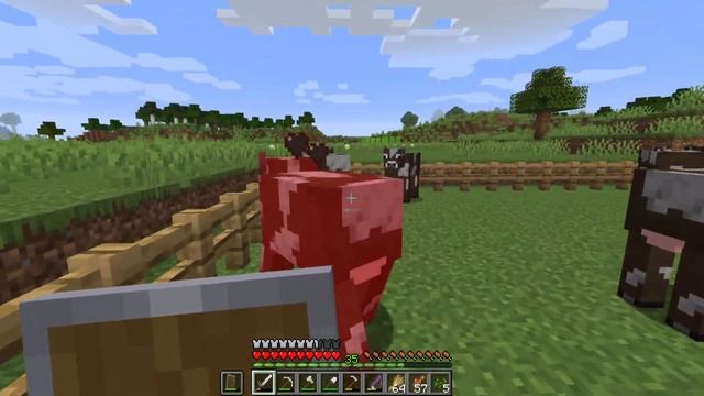 Minecraft Lets Play #8 {} The Great Cow Slaughter. смотреть онлайн