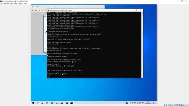 INF3707 - Testing installation of Oracle 21c смотреть онлайн