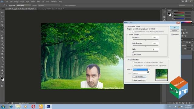 Adobe PhotoShop Part 41 |Match Color With Background |Background Color Match |Color Match Backgroun смотреть онлайн