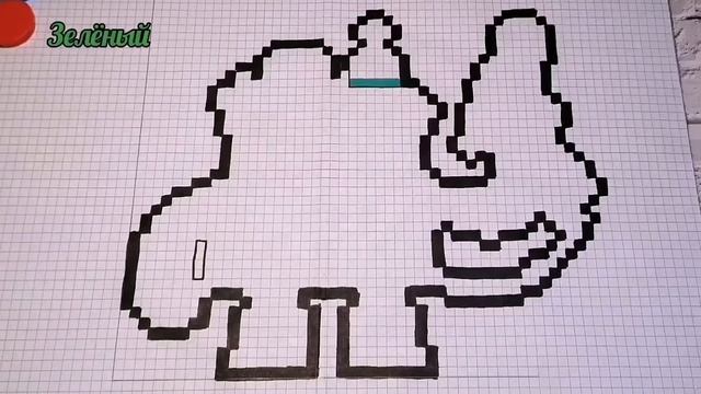 Как нарисовать 8-Бит из Салуна по клеточкам | Brawl Stars смотреть онлайн