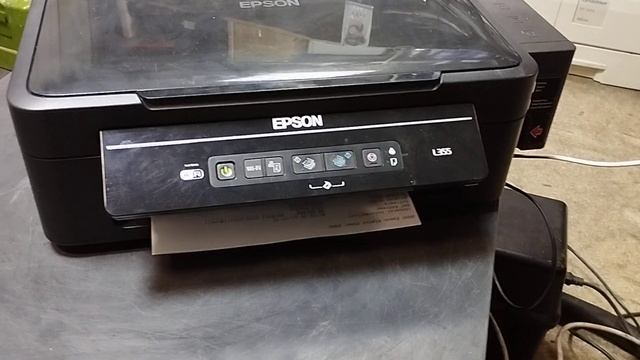 Epson l355 printer information / printer info / данные для настройки по Wi FI смотреть онлайн