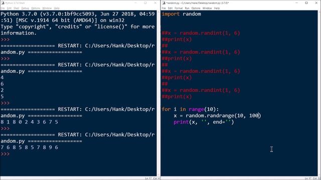 Python Tutorial: Random Number Generator // Use the RNG to generate random numbers! смотреть онлайн
