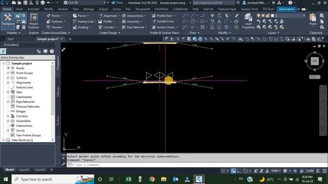 Corridor in civil. 3d How to create assembly and corridor in civil 3D