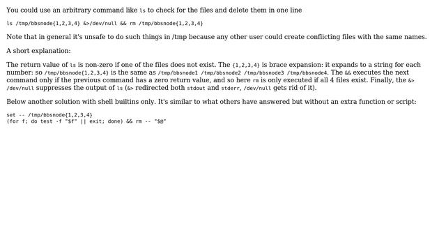 Unix & Linux: How to check if several files exist? (5 Solutions!!) смотреть онлайн