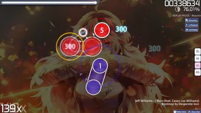[INSANE 80%] Osu : I Burn - RWBY смотреть онлайн