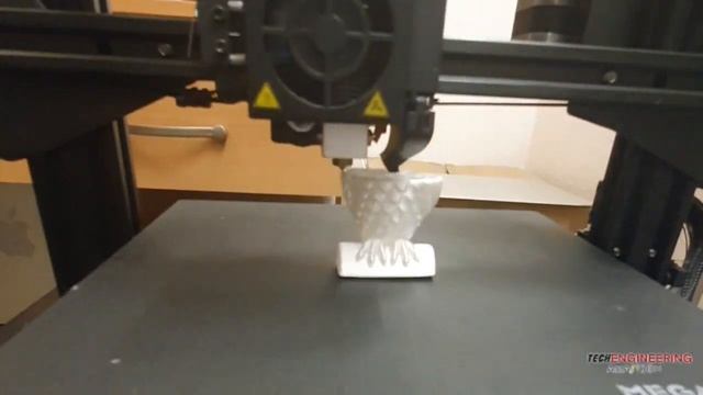 3D printed owl in 8x time lapse using 3D-Printer Anycubic Mega Zero смотреть онлайн