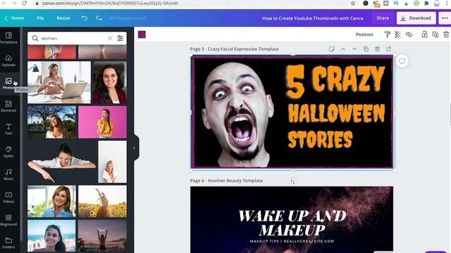 How to Create AWESOME Youtube Thumbnails in CANVA смотреть онлайн