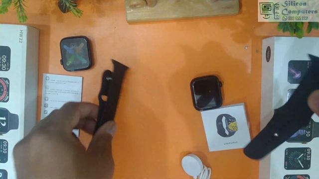 Smart Watch HW22 vs HW22 PRO the real difference - how to charge smart watch смотреть онлайн