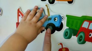 МАКСИ ПАЗЛЫ от синего трактора.Собираем пазлы.