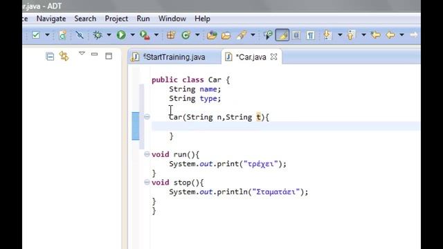 How to Java Tutorials 7 Costructors στα Ελληνικά смотреть онлайн