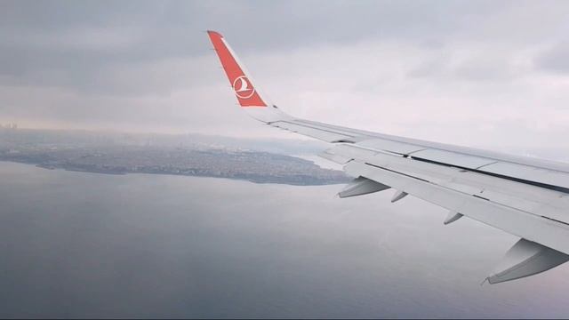 Посадка. Полет на самолете рейс Прага - Стамбул, часть 3. Létání letadlem letu Praha-Istanbul смотреть онлайн