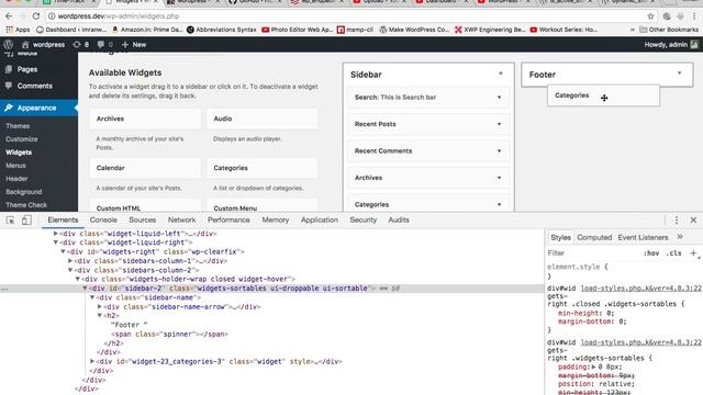 WordPress function is_active_sidebar dynamic_sidebar functions Part-3 смотреть онлайн