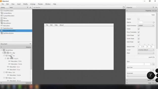 JavaFX Tutorial for Beginners 20 - How to Use MenuBar, Menus and Menu Iteams смотреть онлайн