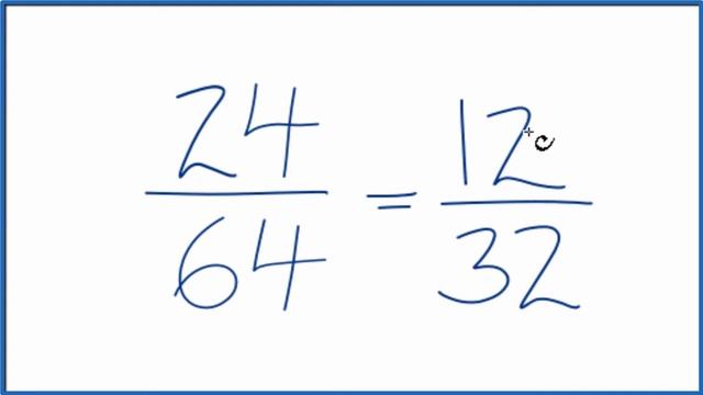 How to Simplify the Fraction 24/64 смотреть онлайн