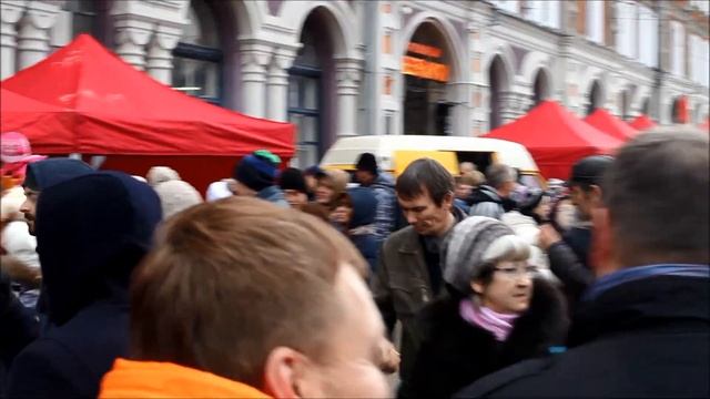 Масленичные гулянья на Рождественской в Нижнем Новгороде смотреть онлайн