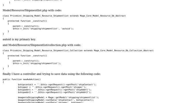 Magento: Problems saving data to DB - Fatal error: Cannot call abstract method смотреть онлайн