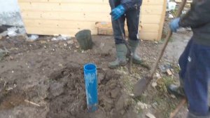 ОБУСТРОЙСТВО СКВАЖИНЫ ПОЛИМЕРНО ПЕСЧАНЫМИ КОЛЬЦАМИ