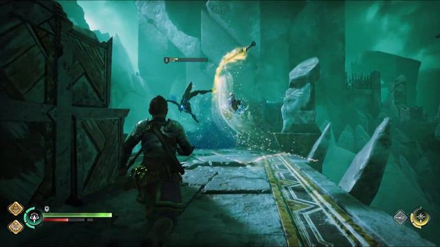 God of War Ragnarok прохождение без комментариев часть 22. Атрей и Труд в Хельхейме. смотреть онлайн
