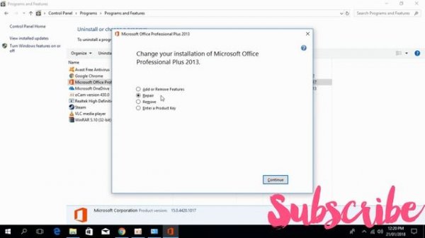 FIX the Operating System is not Presently Configured to Run this Application Office