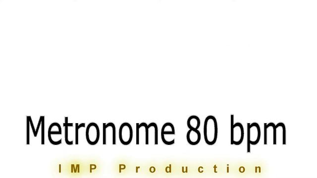 80 bpm Metronome смотреть онлайн