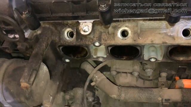 удаление вихревых заслонок / Ford Focus 2 1.8 смотреть онлайн