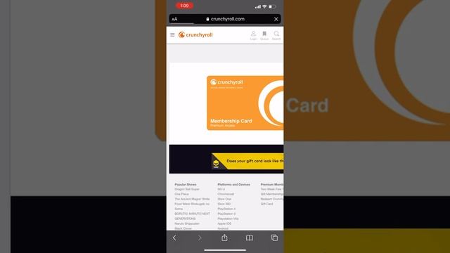 How To Redeem Crunchyroll Gift Card