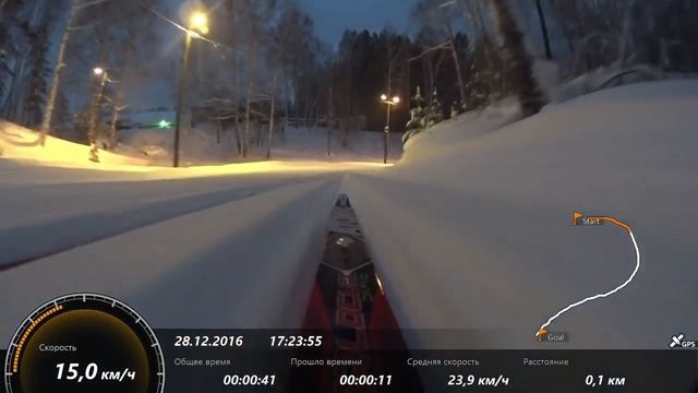 Лыжная база "Янтарь": лыжная прогулка сквозь призму видеокамеры смотреть онлайн