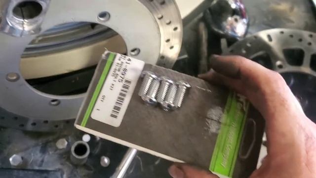 Front brake pads and brake rotor install on a Honda Shadow 1100 смотреть онлайн