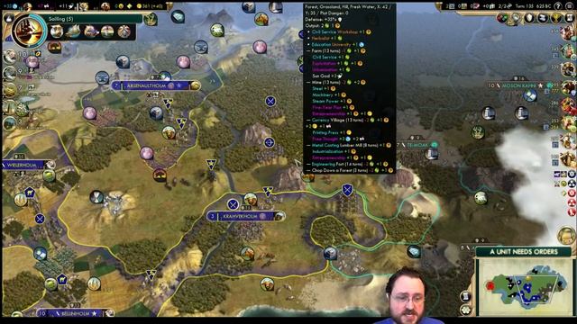 Let's Play Civilization 5 - Sweden [Community Balance Mod!] - Ep 4 смотреть онлайн