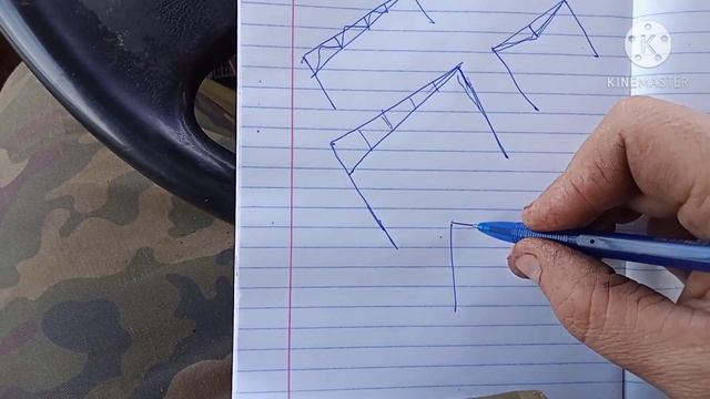 Ферма односкатного  навеса / как сделать ферму односкатного навеса