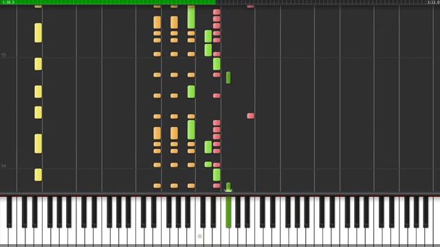 Maroon 5 - Moves Like Jagger ft Christina Aguilera | on Synthesia смотреть онлайн