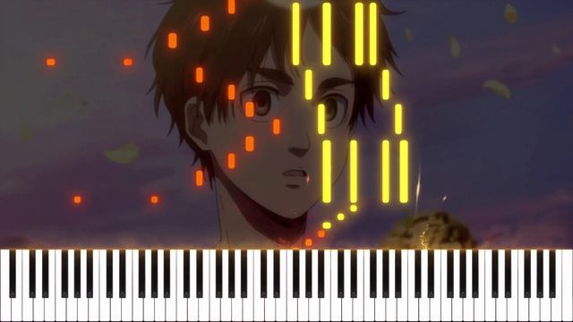 Akuma No Ko - Attack On Titan Season 4 Part 2 Ending | Piano Tutorial [MIDI File]