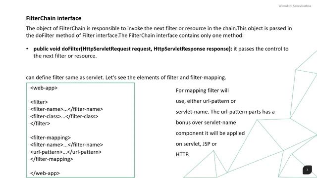 Servlet Filter смотреть онлайн