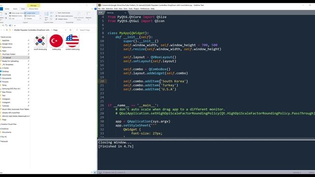 Display Icons Next To ComboBox Widget Items | PyQt6 Tutorial смотреть онлайн