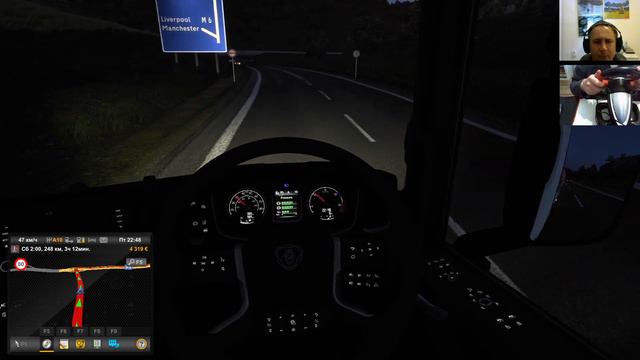 Рейс Гримсби - Глазго в Euro Truck Simulator 2. смотреть онлайн