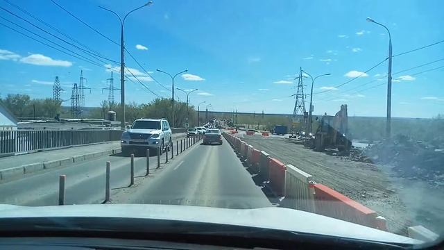 Ремонт моста по Южному шоссе идёт небывалыми темпами. смотреть онлайн