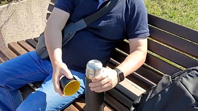 Первый день отпуска у Михалыча. Выгуливаем мою голову. смотреть онлайн