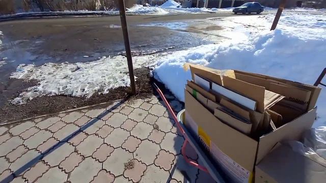 Весна пришла , ураааааа...забрал картон с магазина . смотреть онлайн