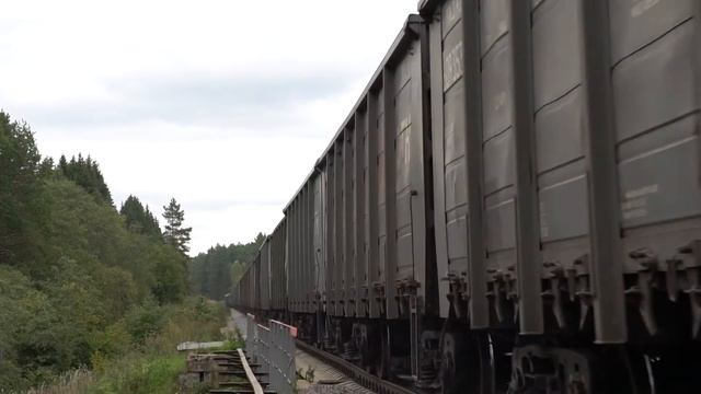 Тепловоз 2ТЭ116УД-033,Савёлово Diesel locomotive 2TE116UD-033, Savyolovo смотреть онлайн