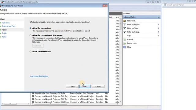 How to allow port or add inbound rule in windows firewall смотреть онлайн
