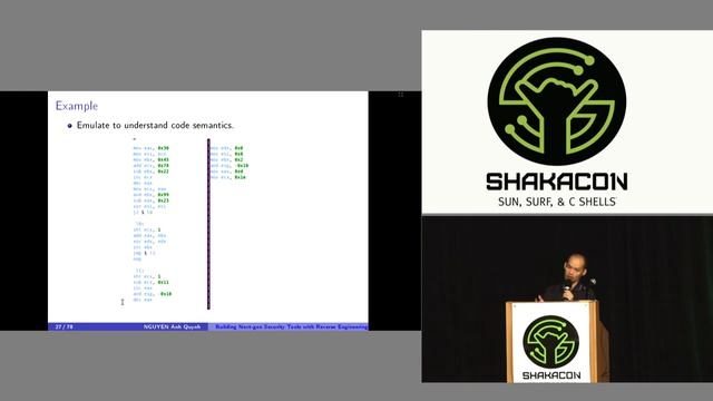 Building Next Generation Security Tools with Reverse Engineering Trilogy by Nguyen Anh Quynh смотреть онлайн