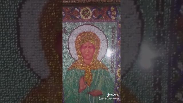 Вышивка бисером "Матрона московская" смотреть онлайн