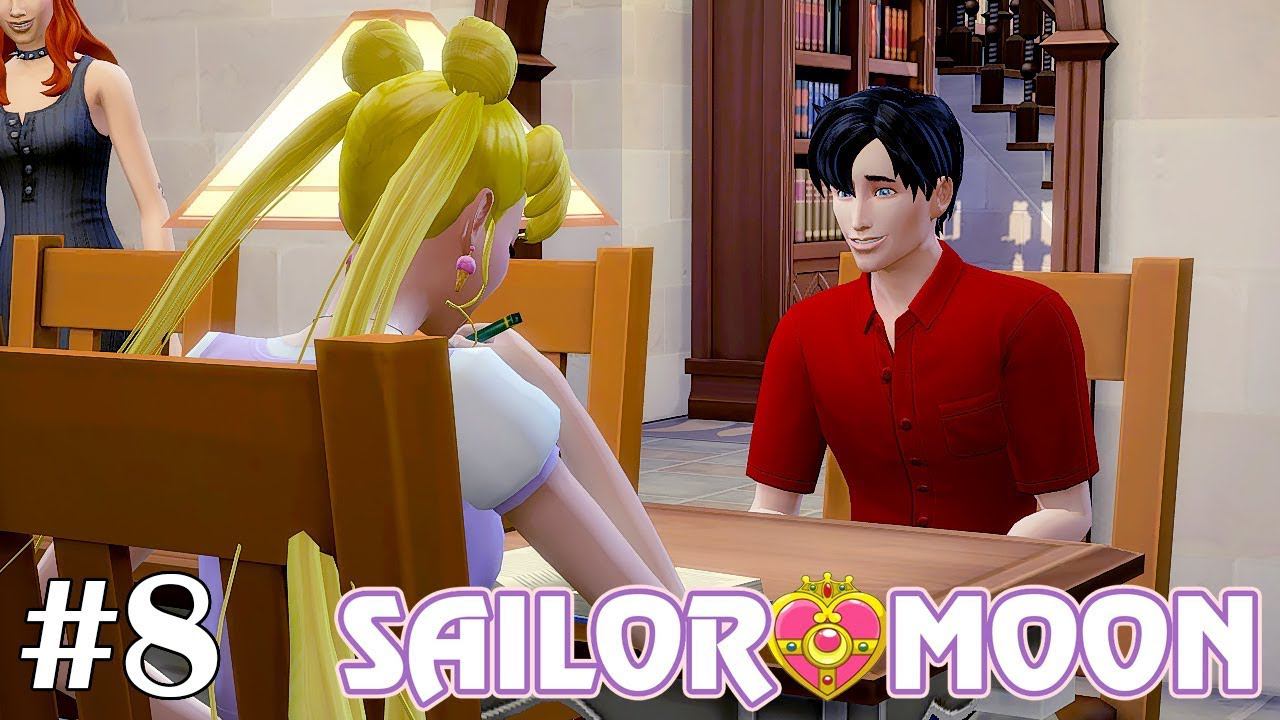 Научи меня, сэмпай! - The Sims 4 - Sailor Moon #8 смотреть онлайн