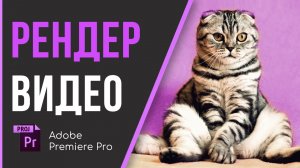 Как правильно рендерить видео в хорошем качестве в Adobe Premiere Pro? Настройки экспорта видео