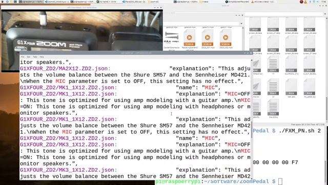 Zoom B1/G1XFour: Deriving JSON description of FX's on device смотреть онлайн