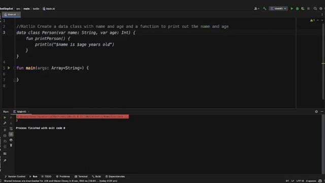 Kotlin with Copilot: Create a data class with name and age смотреть онлайн