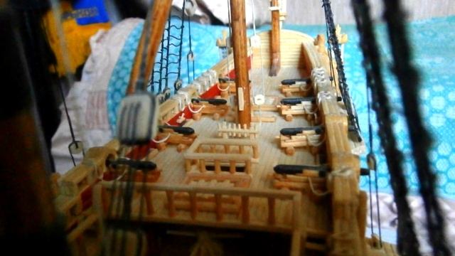 Линейный корабль «Гото Предестинация» 1700г Мастер Пидченко Константин Юрьевич, шедевры из спичек смотреть онлайн