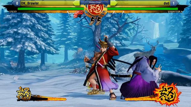 DK_Brawler (Ukyo) vs dvd (Yoshitora) - WF - SamSho - Okizeme #18 смотреть онлайн
