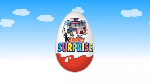 Пеппа открывает Киндеры Робокар Поли  - Робокары в супер-костюмах - Robocar Poli Action Pack