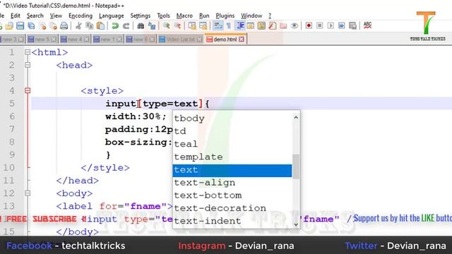 Learn to Style Forms with CSS | Part - 33 | CSS In Hindi смотреть онлайн